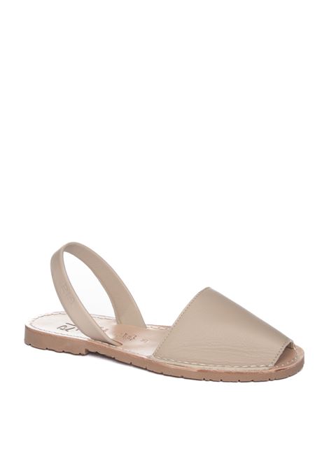 Beige flat sandal RIA MENORCA | 20002VELVET-PLAYA